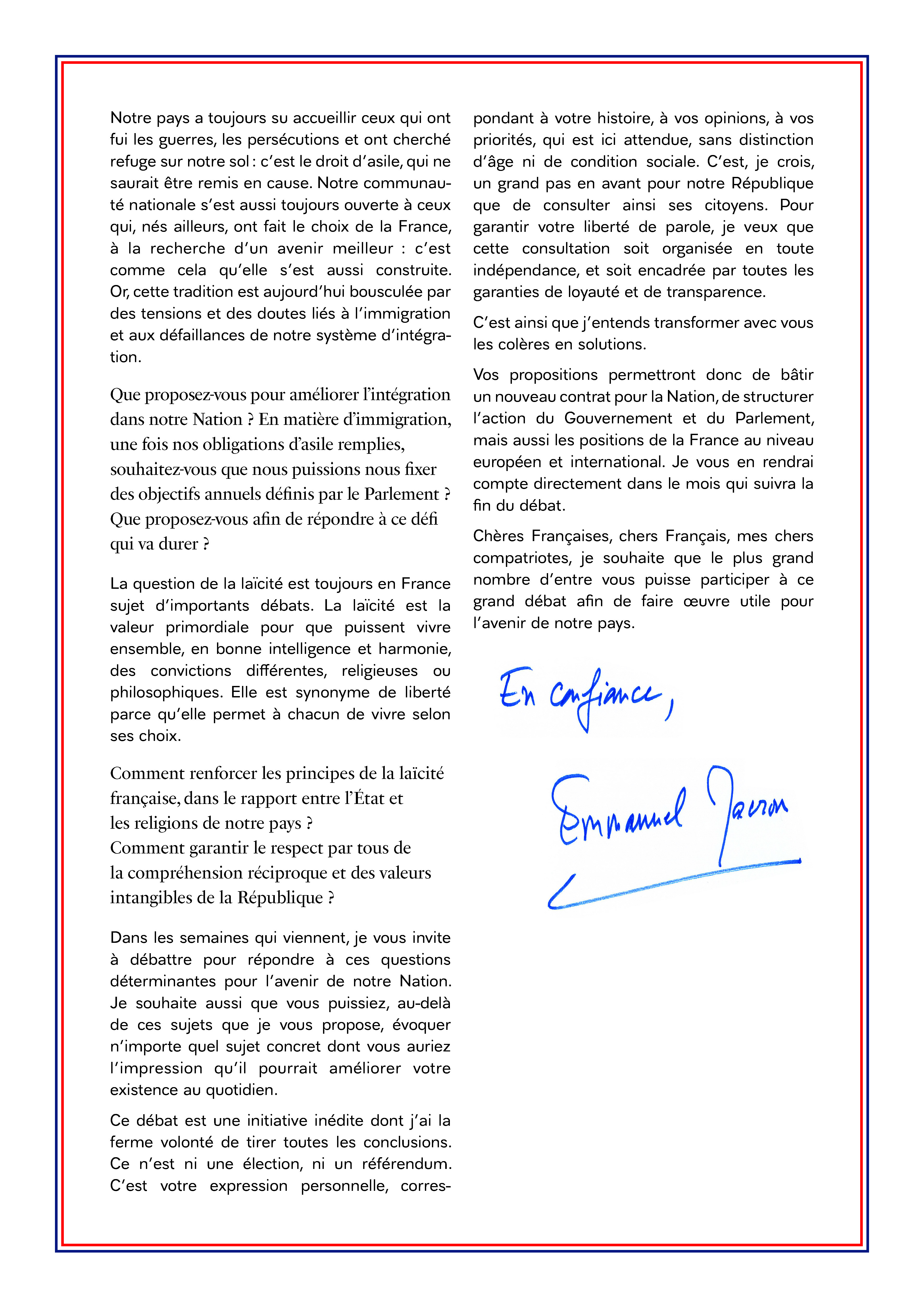 lettre aux francais Page 5
